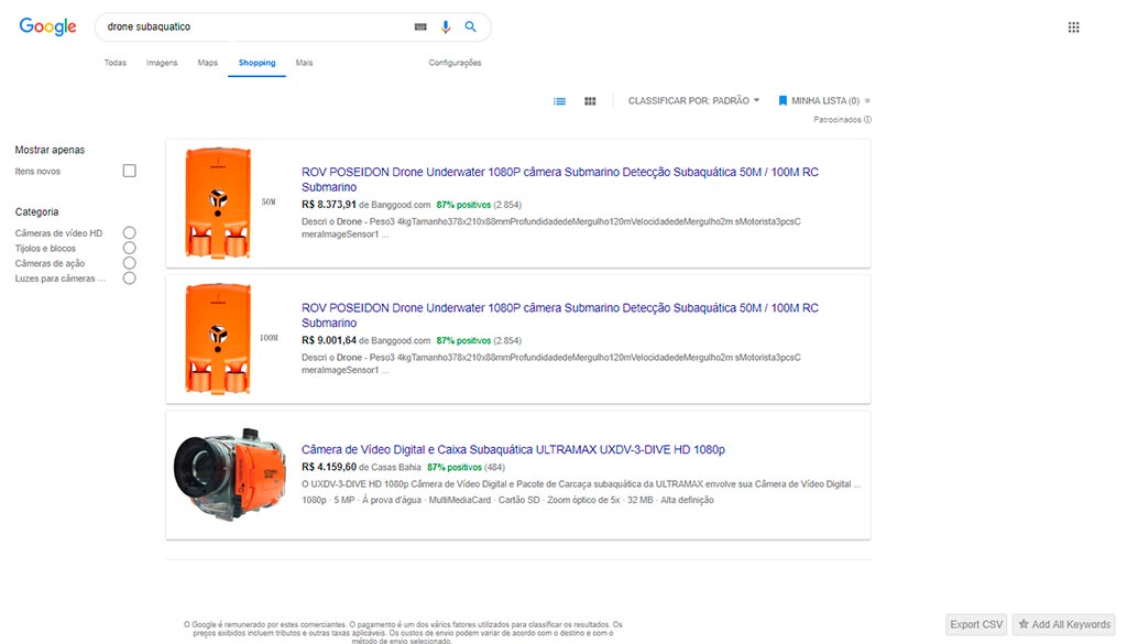 dronesubaquaticosgoogleshopping